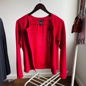 New York & Company red cardigan